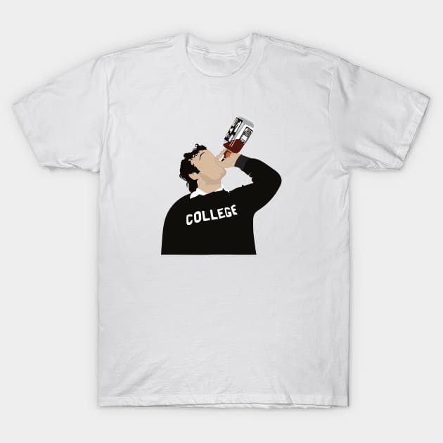 College John Belushi T-Shirt by ShayliKipnis